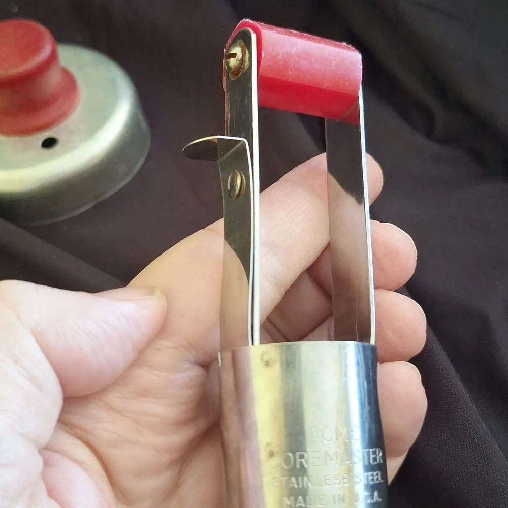 Red Bakelite corer Vintage Kitchen